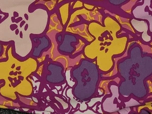 Lularoe Kids S/M Leggings- NWT- Geometric Floral- Pink, Yellow, Purple - Picture 1 of 6