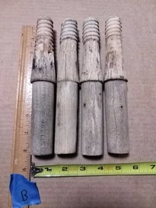 Vintage Glasisolator Holzschrauben, Stifte, Heringe, Halterungen Menge 4 - Bild 1 von 4