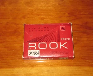 Vintage 1968 ROOK Card Game Parker Brothers Red Box COMPLETE - Picture 1 of 3