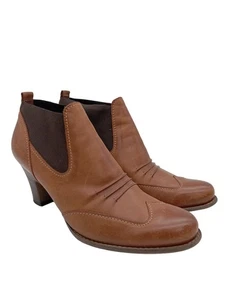 PAUL GREEN Botas deslizantes Mujeres Botines Talla EU 40 marrón look casual - Imagen 1 de 5