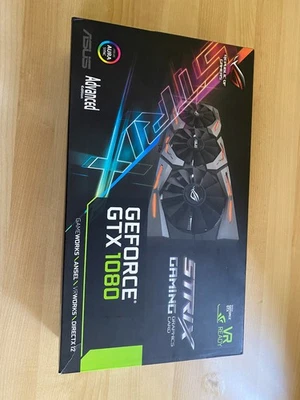 Tarjeta de gráficos ASUS NVIDIA GeForce GTX 1080 8GB GDDR5X (STRIX-GTX1080-A8G-GAMING) Foto 1 de 4