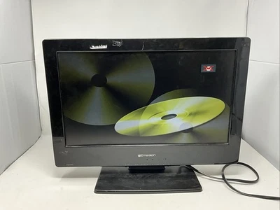 Emerson 19" TV Combo DVD Player HDMI 720P LCD LD190EM2 No Remote-DVD UNTESTED - Image 1 of 4