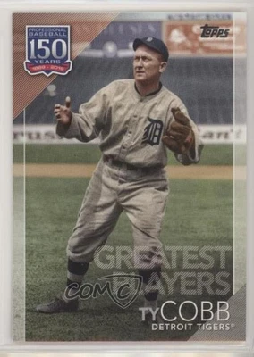 2019 Topps 150 Years of Professional Baseball Greatest Players Ty Cobb HOF - Image 1 of 2