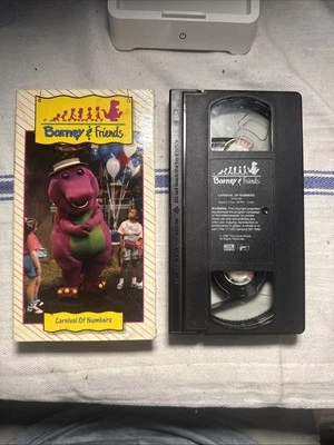 Barney And Friends Carnival Of Numbers VHS Tape 1992 Time Life Video Kids Show - Image 1 of 3