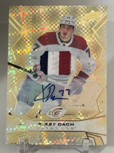 KIRBY DACH 2022-23 UPPER DECK ICE #79 GOLD /49 AUTO PATCH SHIPS SAME DAY B671 - Picture 1 of 6