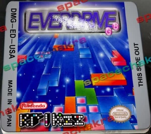 Custom Everdrive GB Tetris Game Boy Label Qualität Hochglanz Vinyl Aufkleber V1 - Bild 1 von 1