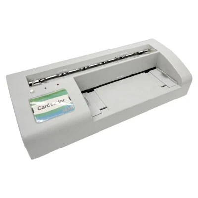 NEW Electric Business Card Slitter Cutter 3.5"x 2" A4 Size Paper Cutter 110V - Image 1 of 4