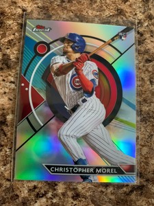 2023 Topps Finest Christopher Chris Morel Refractor Rc Chicago Cubs # 46