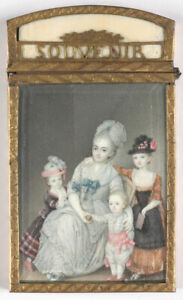 Pierre Le Sage (fl. 1763/1793) - ? "Carnet de Bal with Miniature" 1780s (m)