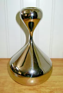Molten Candlestick By Robert Welch 7 3/8" 18 CM Candle Holder Stainless Steel - Picture 1 of 4
