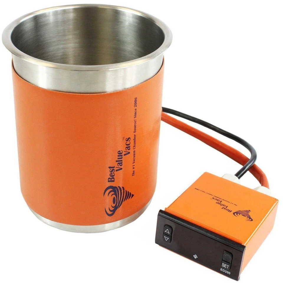 Chaqueta de calefacción digital con cámara de vacío alta de acero inoxidable BVV 2QT Foto 1 de 1