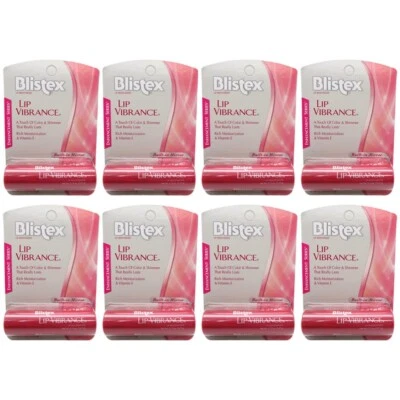 Blistex 唇部活力护唇膏 0.13 盎司有色润唇膏 (8 件装) — 第 1/3 张图片