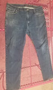 Michael Kors Jeans Grant Classic Fit Slim Blue Medium Wash Denim Mens 38x32 - Picture 1 of 9