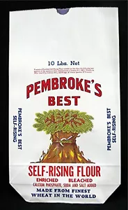 Pembrokes Best Self Rising 10# sacchetto farina fresatura gurley North Carolina vecchio magazzino - Foto 1 di 2