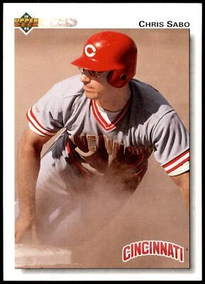 Chris Sabo #123 1992 Upper Deck - Image 1 of 2