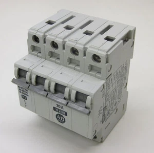Allen-Bradley 1492-CB3H200 Circuit Breaker, 3-Pole, 20A w/1492-ACBH1 Aux Contact - Bild 1 von 5