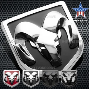 2009-2018 Dodge Tailgate Emblème Ram 1500 2500 3500 W 5-5/8 H 6-1/8 - Photo 1/17