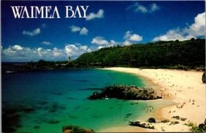 Postal WAIMEA BAY Oahu North Shore HAWAII HI vista de pájaro - Imagen 1 de 2