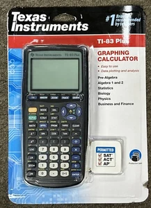 Texas Instruments TI-83 Plus - Graphing Calculator - Black...NEW!!...FREE S&H!!! - Picture 1 of 2