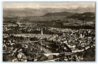 1961 Aerial Shot of Switzerland Posted Vintage RPPC Photo Postcard