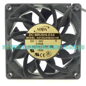 ADDA 12025 AS12024HB25A100 DC24V 0.64A 12CM 3-Wire Cooling Fan - Picture 1 of 4
