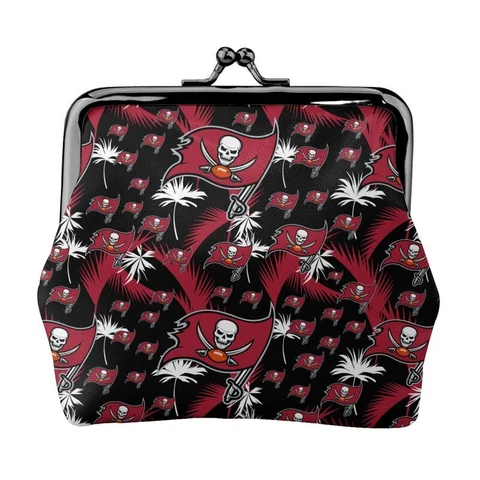 Tampa Bay Buccaneers Leather Coin Purse Change Purse Hawaii Printed Lady Wallet Cover