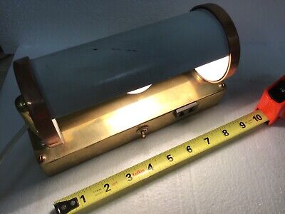 Vintage Solid Brass Yacht Lamp, Not Cheap Replica! • 132.27$