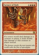 Furnace of Rath 9th Edition NM Red Rare MAGIC MTG CARD (ID# 199824) ABUGames