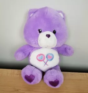 Peluche Care Bears Share Bear Viola Lecca-Lecca Abbracci Amico 10" - Foto 1 di 12