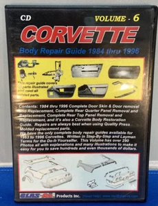 1984-1996 Corvette Body Repair Guide CD Volume 6 Glas-Ra - Picture 1 of 3