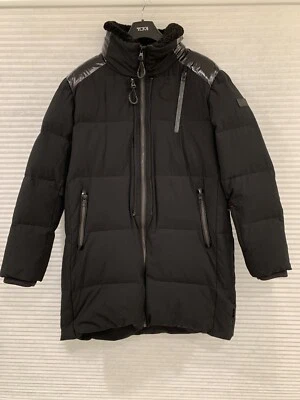TUMI Men’s Puff Parka Jacket. Color Black. Size Medium. $595 MSRP!! - Image 1 of 4