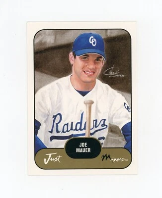 JOE MAUER 2002 Just Minors Rc #JPP.10 Minnesota Twins - Image 1 of 2