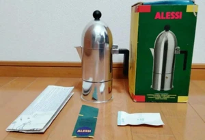 Vintage 90s ALESSI La cupola Aldo Rossi B9095/3 Espresso Maker Made in Italy - Picture 1 of 12