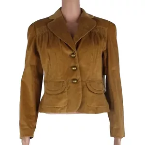 Work To Weekend women's corduroy jacket blazer button down size 4 - Picture 1 of 8