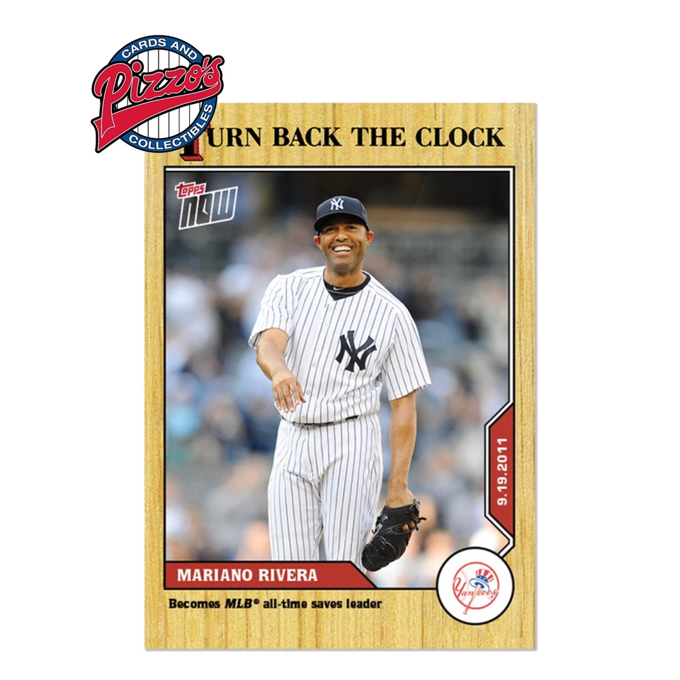 2020 Topps Now Turn Back the Clock #173 Mariano Rivera Yankees Saves Leader - Image 1 of 1