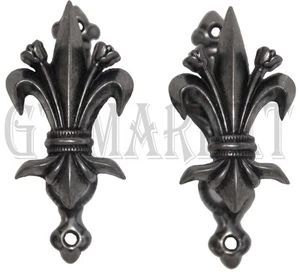 Wandhalter Set Lilie Silber - Schwerthalterung - Schwerthalter - Wandhalterung - Bild 1 von 3