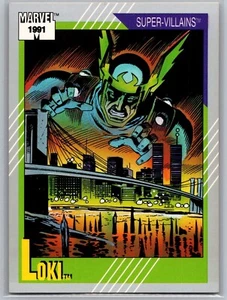 1991 Marvel Impel Trading Cards #89 Loki Super-Villains Set Break! NM+ - Bild 1 von 2