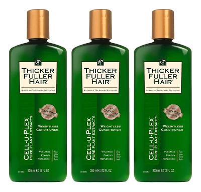 Acondicionador de cabello Thicker Fuller sin peso 12 onzas (355 ml) (paquete de 3) Foto 1 de 4