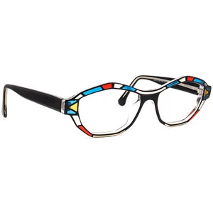 Traction Productions Eyeglasses Constantine Vitrail Blue Semi Cat Eye 52[]17 138 - Picture 1 of 6