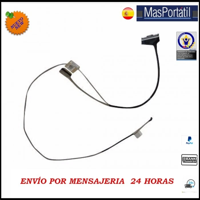 CABLE FLEX LCD VIDEO NUEVO ACER ASPIRE DD0ZAALC011   DD0ZAALC001    FLEXLCD6 - Imagen 1 de 1