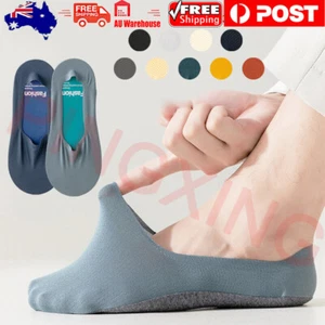5 Pairs Ultra Thin Ice Silk Mesh Socks Invisible Low Cut No Show Footlet No-Slip - Picture 1 of 20