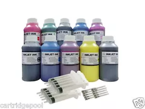 10x250ml ND® Pigment Refill Ink for PGI-72 Canon PIXMA PRO-10 inkjet printer - Picture 1 of 1