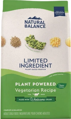 Natural Balance Limited Ingredient Vegetarian Recipe Dry Dog Food, 24 lb