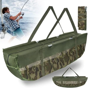 Karpfen-Wiegeschlinge Tragbarer Angeltasche Faltbar Carp Weigh Sling Wiegetasche - Bild 1 von 12