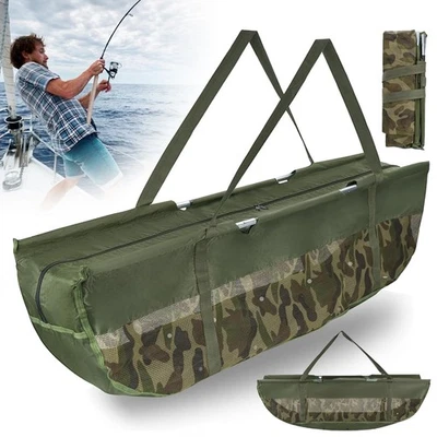 Karpfen-Wiegeschlinge Tragbarer Angeltasche Faltbar Carp Weigh Sling Wiegetasche - Bild 1 von 4
