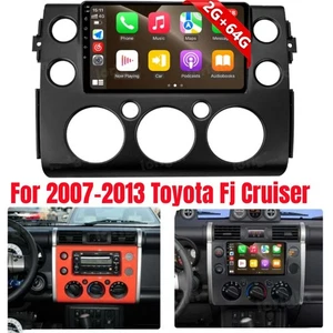 Apple Carplay For Toyota Fj Cruiser 2007-2013 Android 15 Car Stereo GPS Radio FM - Picture 1 of 20
