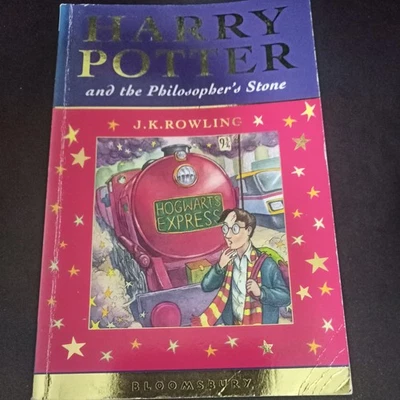 Harry Potter and the Philosopher's Stone 2001 Edition First Print Paperback Book - Image 1 of 3