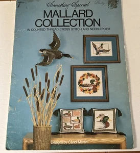 Candamar Mallard Collection Ducks 1981 Cross Stitch Needlepoint Pattern Booklet - Picture 1 of 2