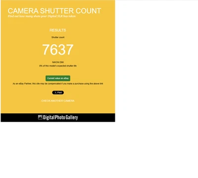 Nikon D90 DSLR Camera Kit w/ 18-55mm & 55-200mm Lenses + Accessorie shutter 7637 - Image 1 of 4