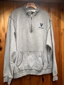 Villanova Wildcats 1/4 Zip Pullover Men’s Large Sweatshirt Pullover - Picture 1 of 4